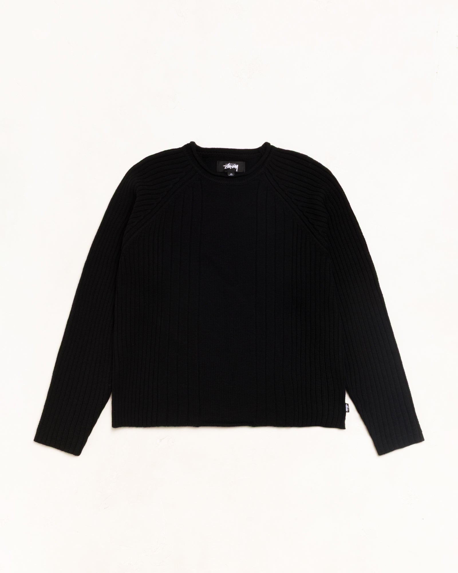 Merino Roll Neck Sweater Black - LIKELIHOOD
