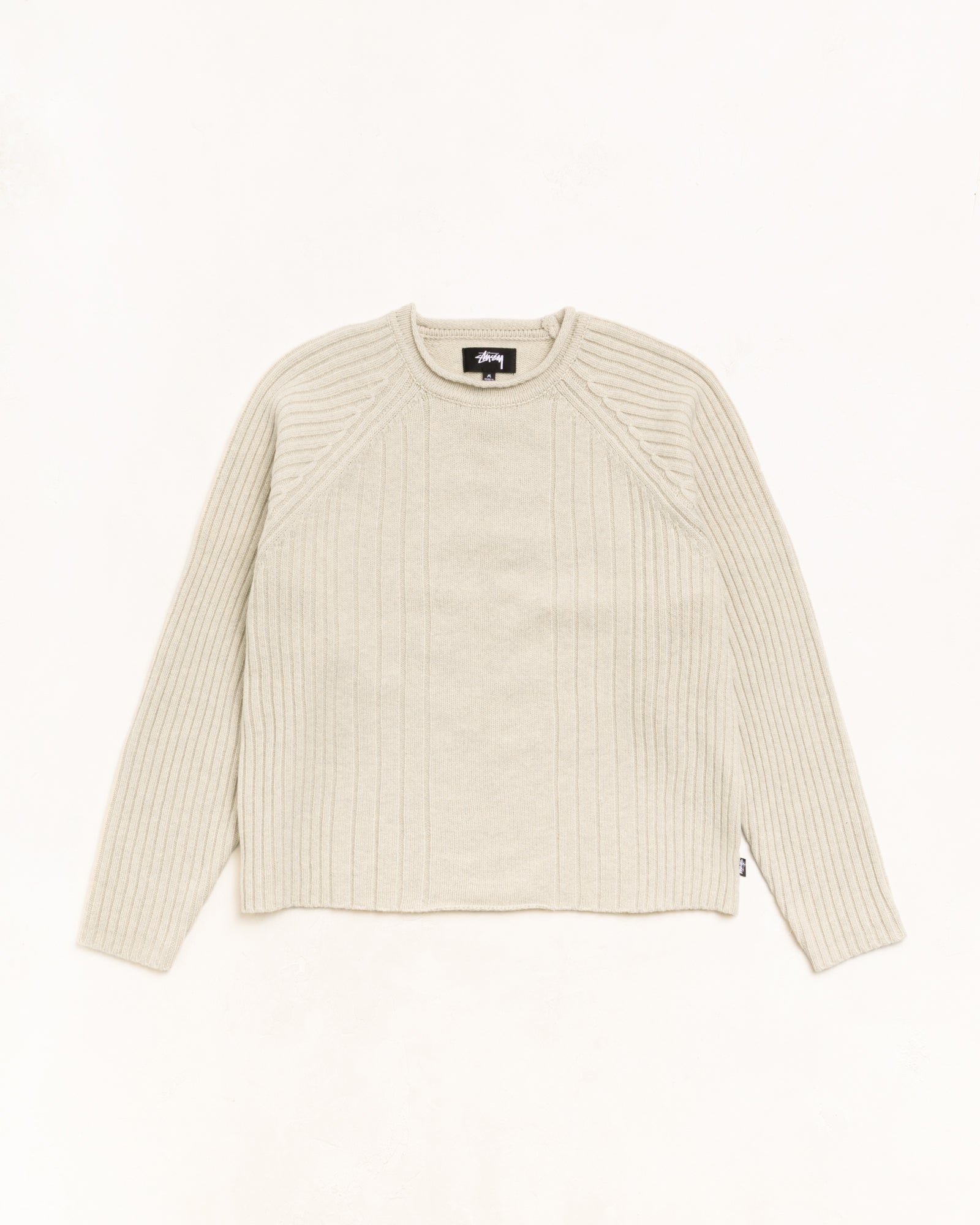 Merino Roll Neck Sweater Natural - LIKELIHOOD
