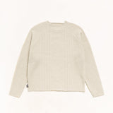 Merino Roll Neck Sweater Natural - LIKELIHOOD