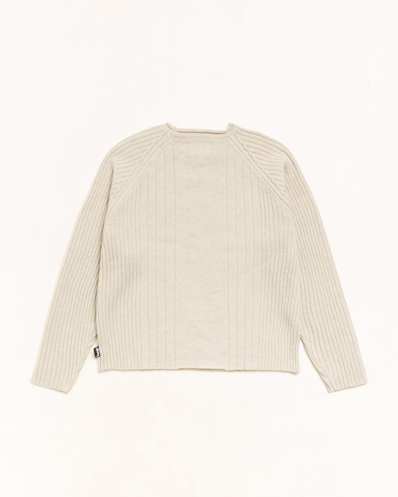 Merino Roll Neck Sweater Natural - LIKELIHOOD