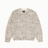 Mesh Print Sweater Mesh Net - LIKELIHOOD