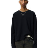 Reverse Rib Sweater Black