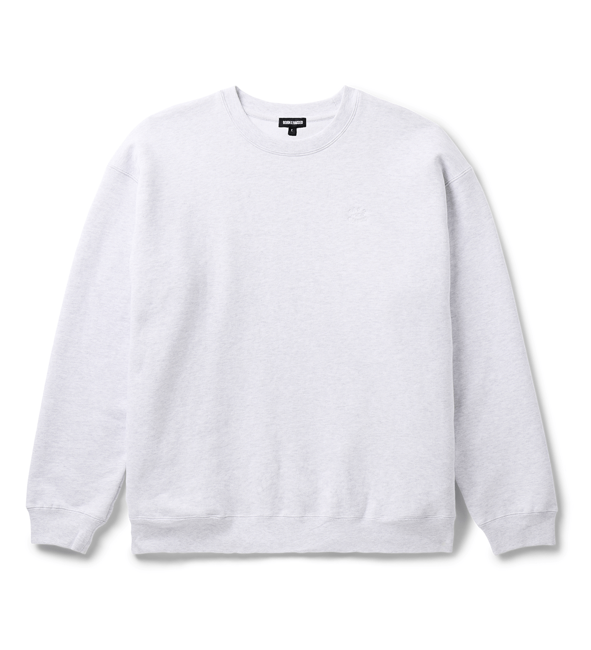 Micro Rocker Crewneck Heather Grey - LIKELIHOOD