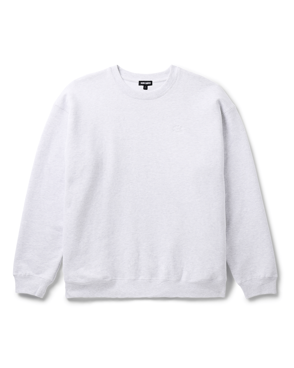 Micro Rocker Crewneck Heather Grey - LIKELIHOOD