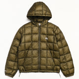 Midweight Hooded Puffer Olive - LIKELIHOOD