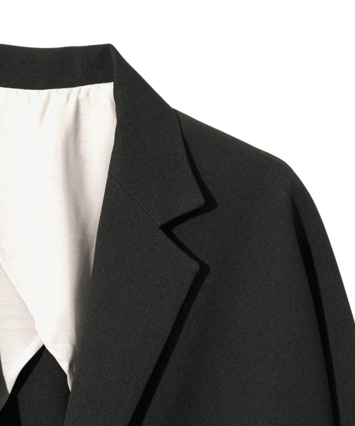 Miles Jacket - Poly Double Cloth Black - LIKELIHOOD