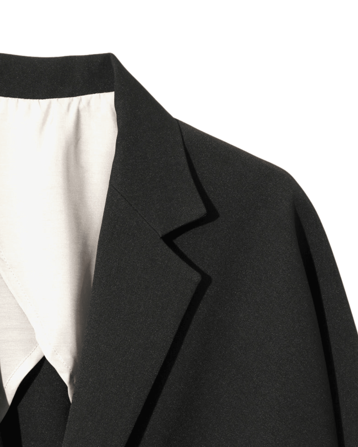 Miles Jacket - Poly Double Cloth Black - LIKELIHOOD