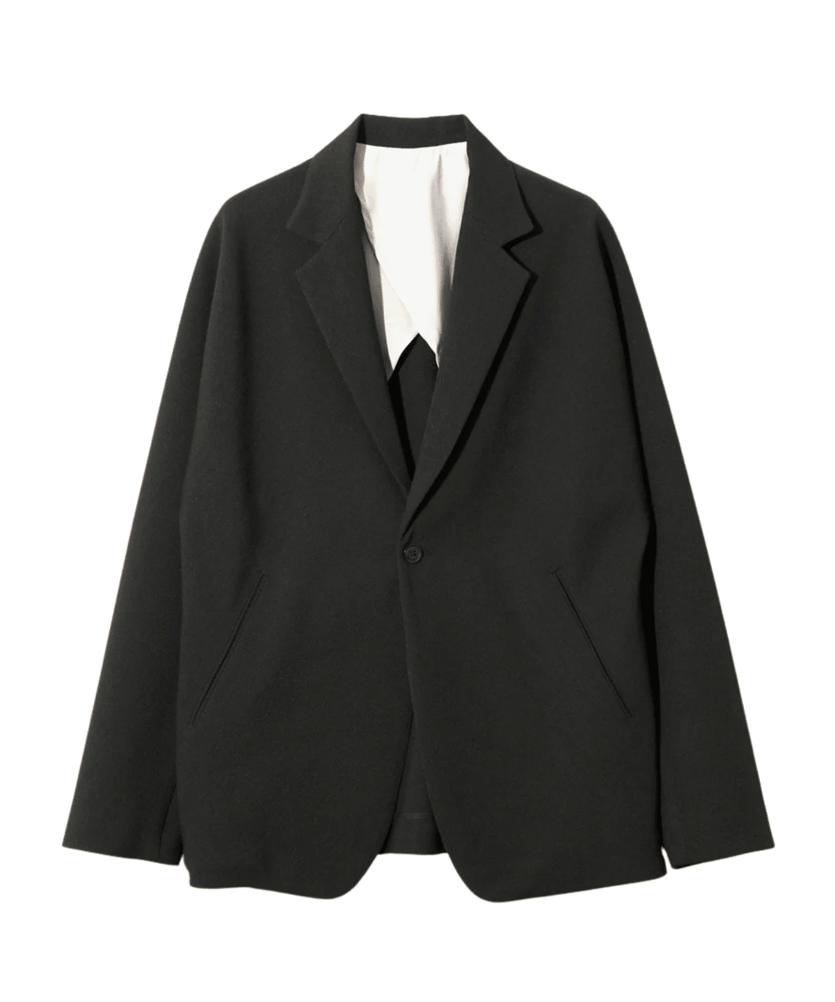 Miles Jacket - Poly Double Cloth Black - LIKELIHOOD