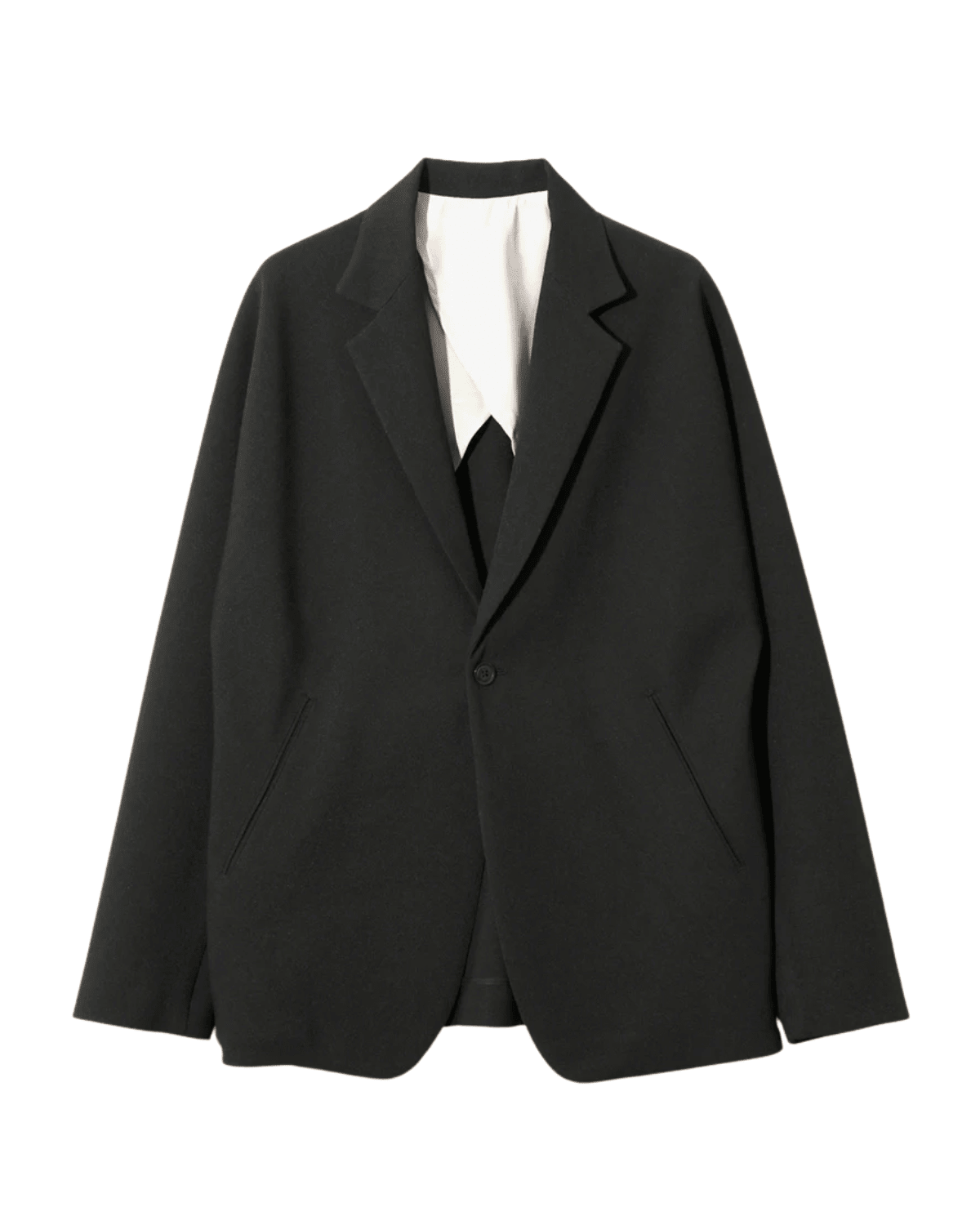 Miles Jacket - Poly Double Cloth Black - LIKELIHOOD