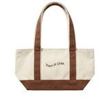 Mini Wordmark Small Boat Tote Brown - LIKELIHOOD