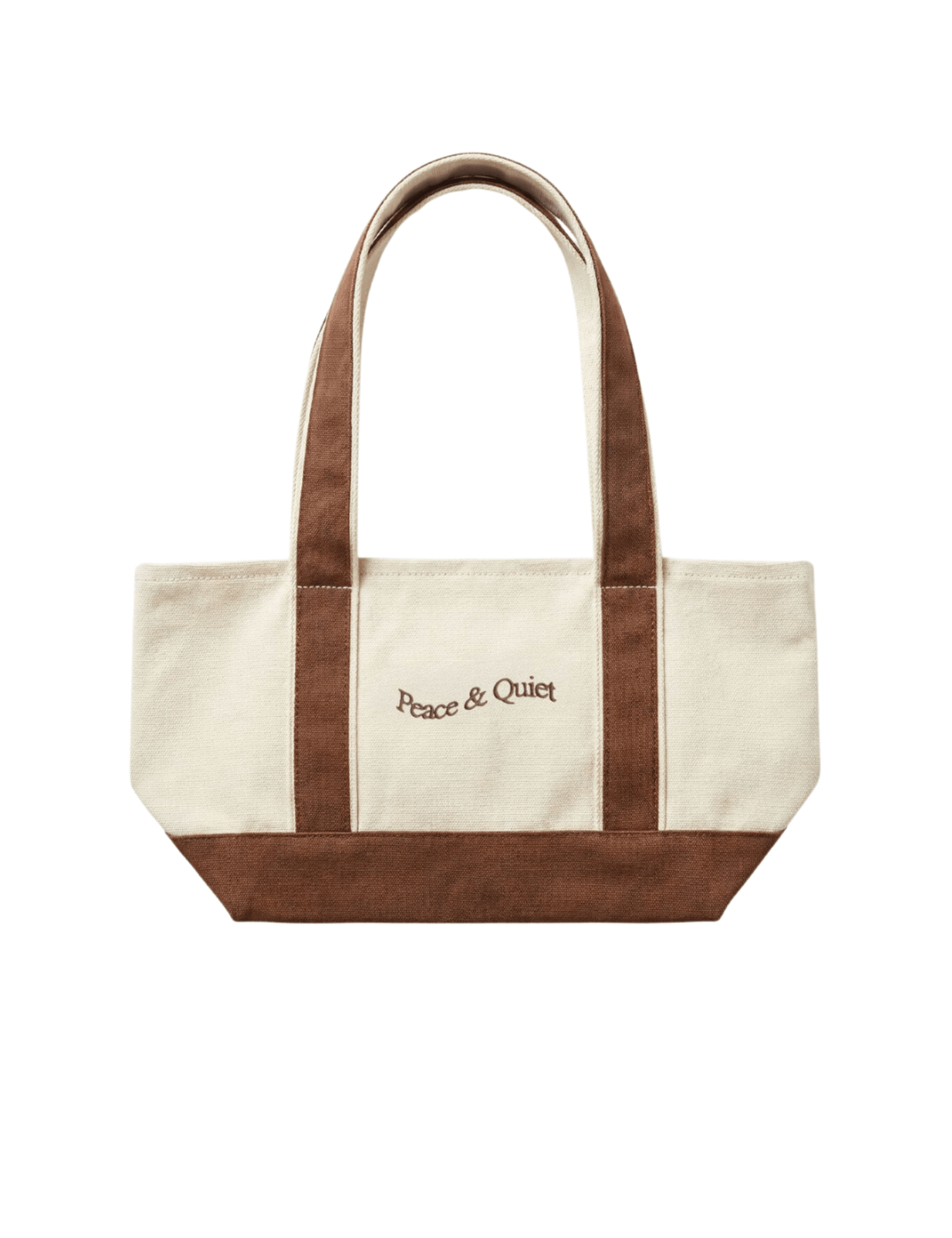Mini Wordmark Small Boat Tote Brown - LIKELIHOOD