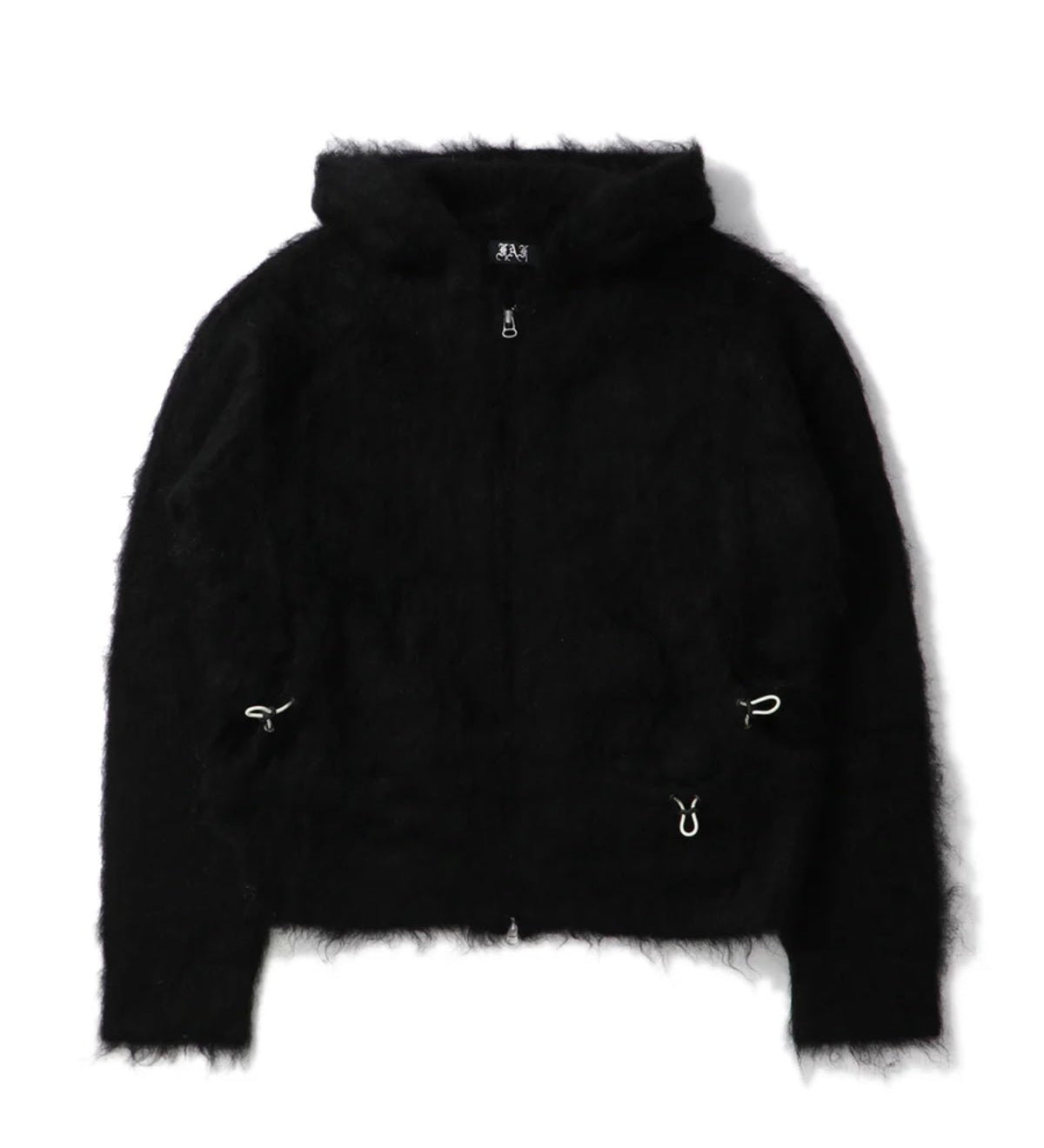 Mohair Hoodie Black - LIKELIHOOD
