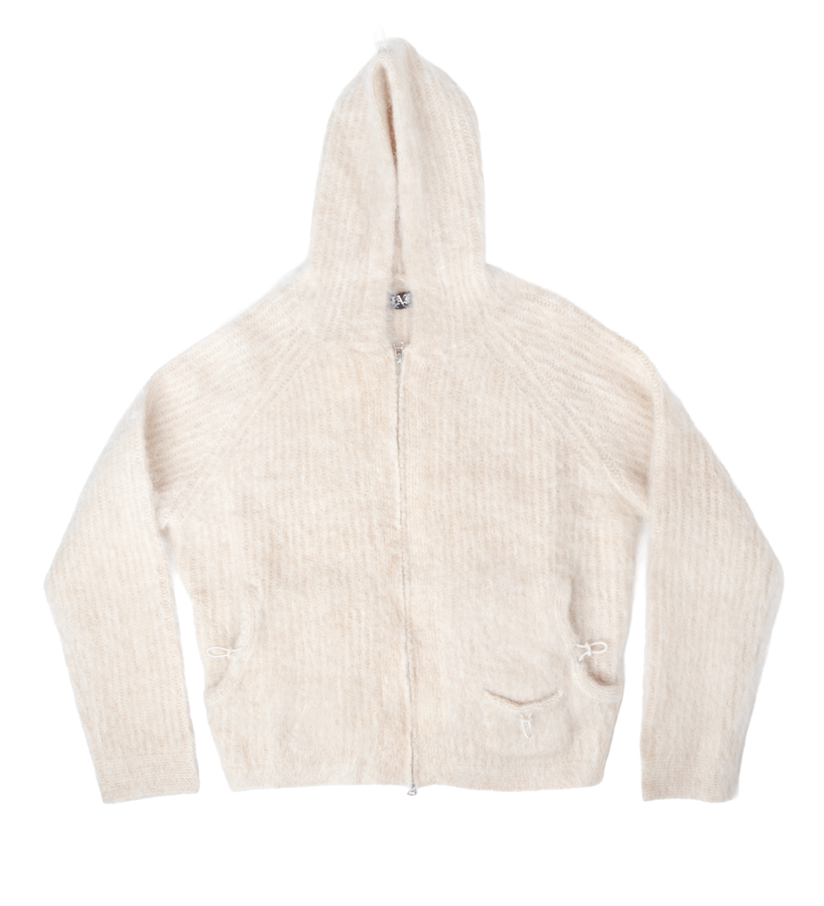 Mohair Hoodie Ecru - LIKELIHOOD