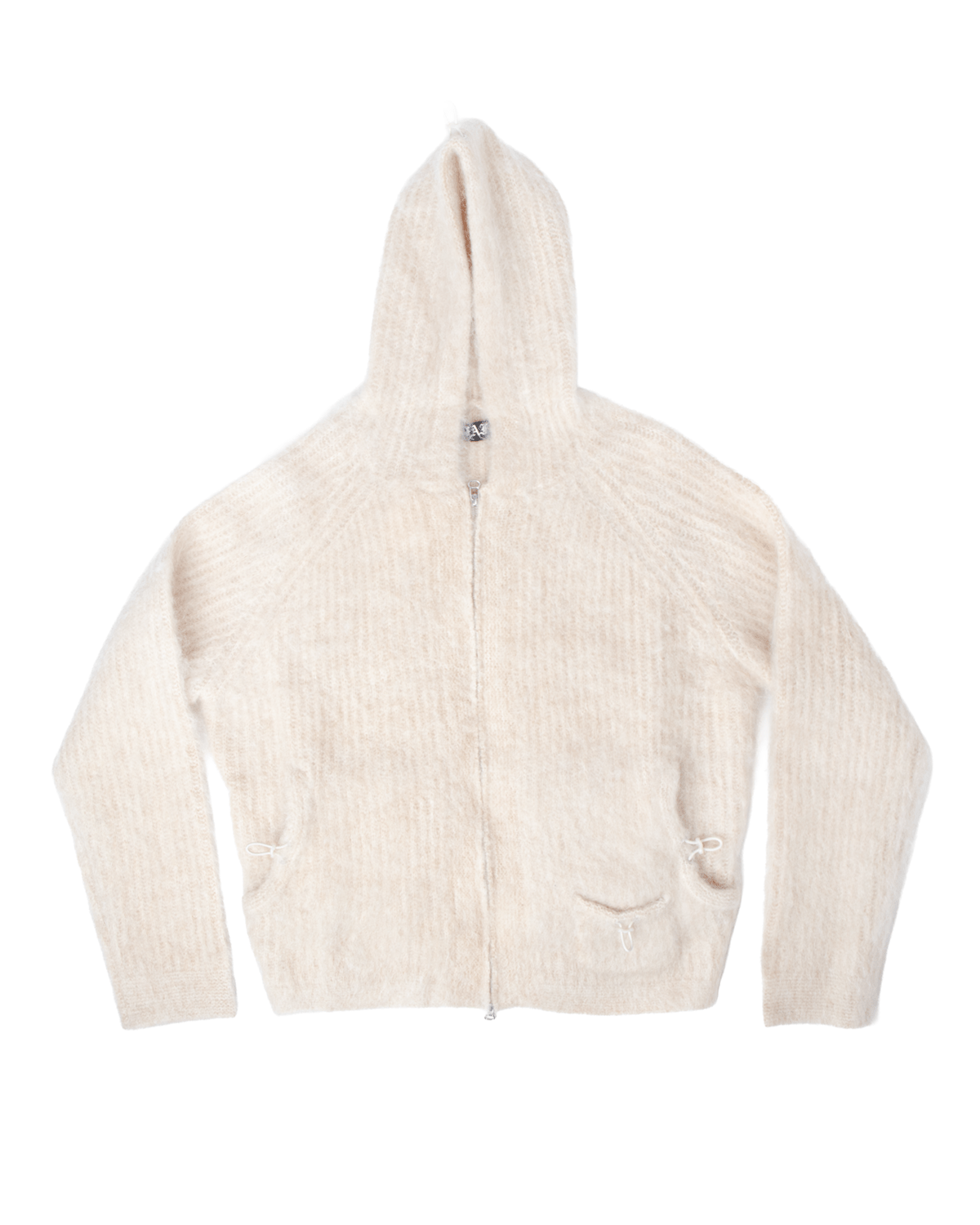 Mohair Hoodie Ecru - LIKELIHOOD