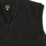 Mohair Knit Vest - Solid Black - LIKELIHOOD