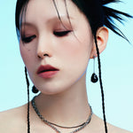 Moldy Drop Earrings Black - LIKELIHOOD