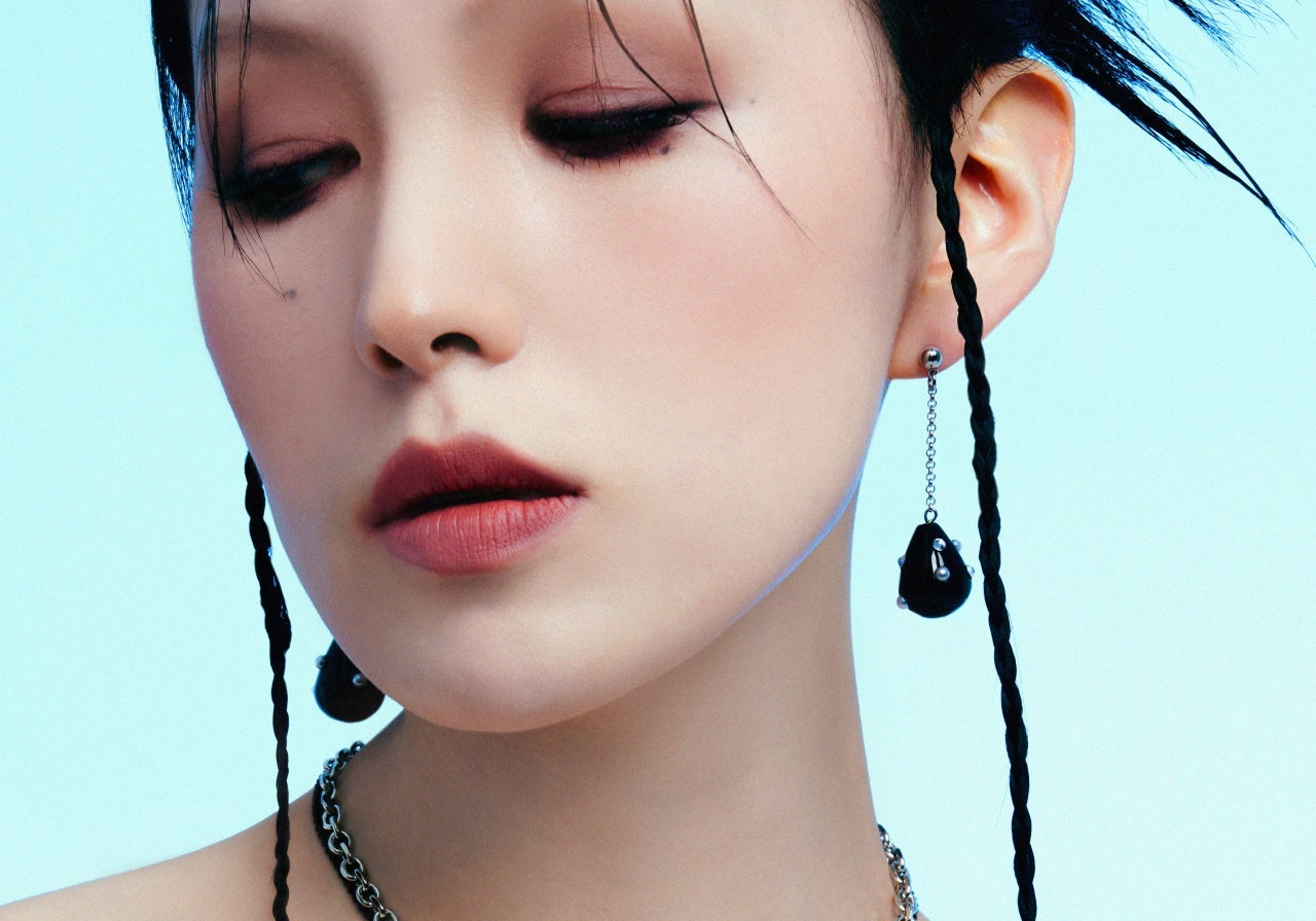 Moldy Drop Earrings Black - LIKELIHOOD