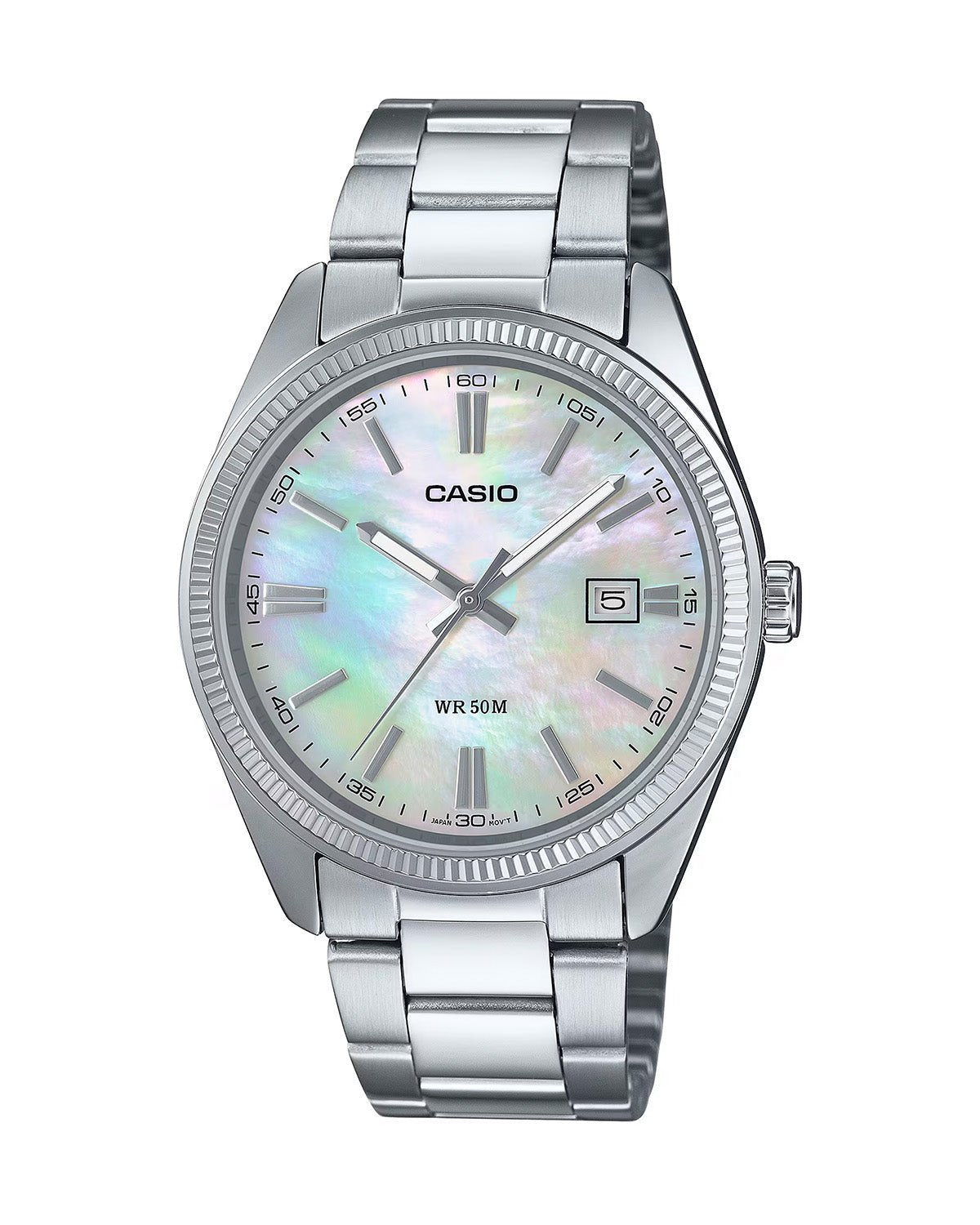 Mother of Pearl Dial Stainless Steel Watch MTP1302PSC - 7AVCF - LIKELIHOOD