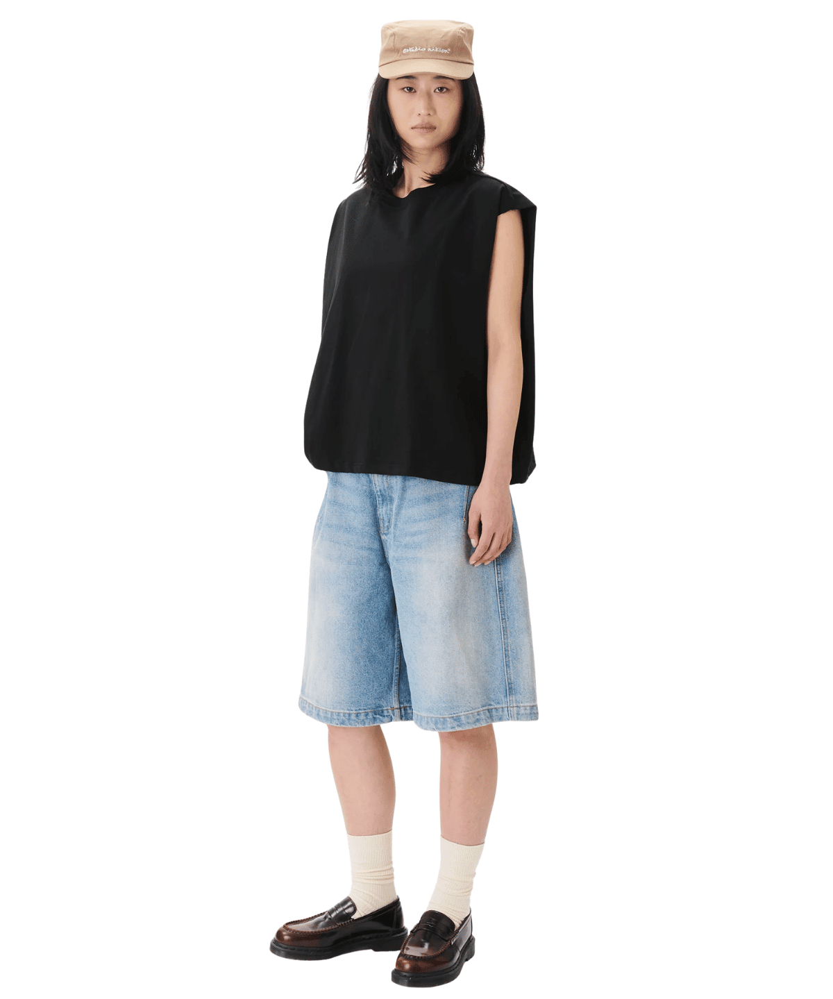 Muscle Cropped Tee Black - LIKELIHOOD