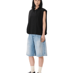 Muscle Cropped Tee Black - LIKELIHOOD