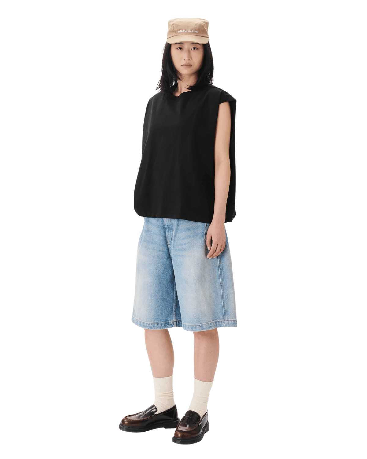 Muscle Cropped Tee Black - LIKELIHOOD