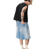 Muscle Cropped Tee Black - LIKELIHOOD