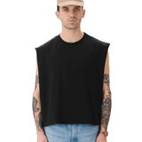 Muscle Cropped Tee Black - LIKELIHOOD