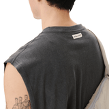 Muscle Cropped Tee Charcoal - LIKELIHOOD