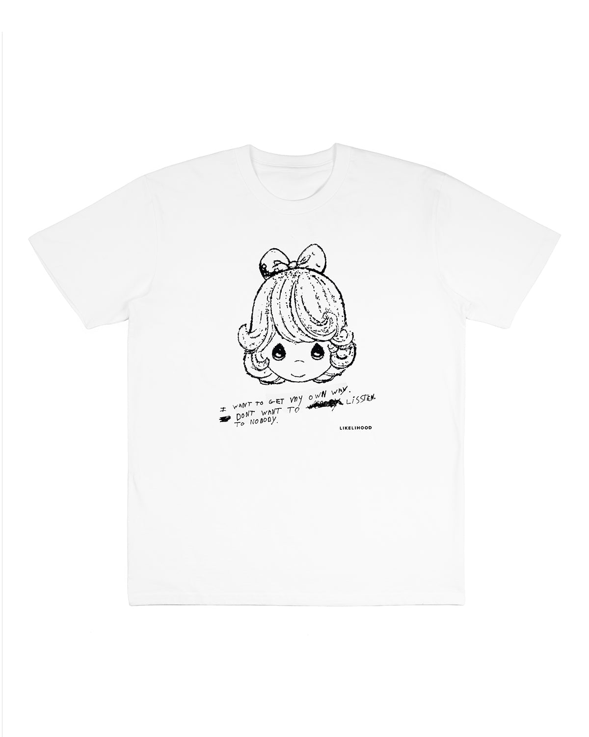 My Own Way Tee White - LIKELIHOOD