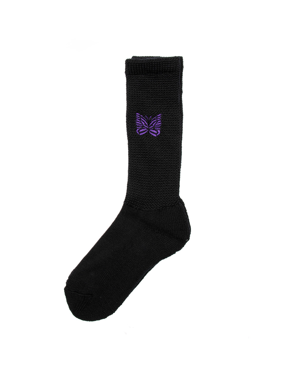 Pile Socks Merino Wool Black