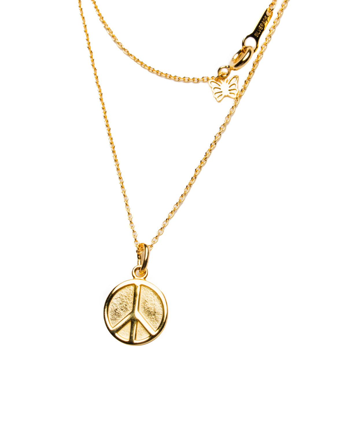 Peace Pendant 18k Gold Plated