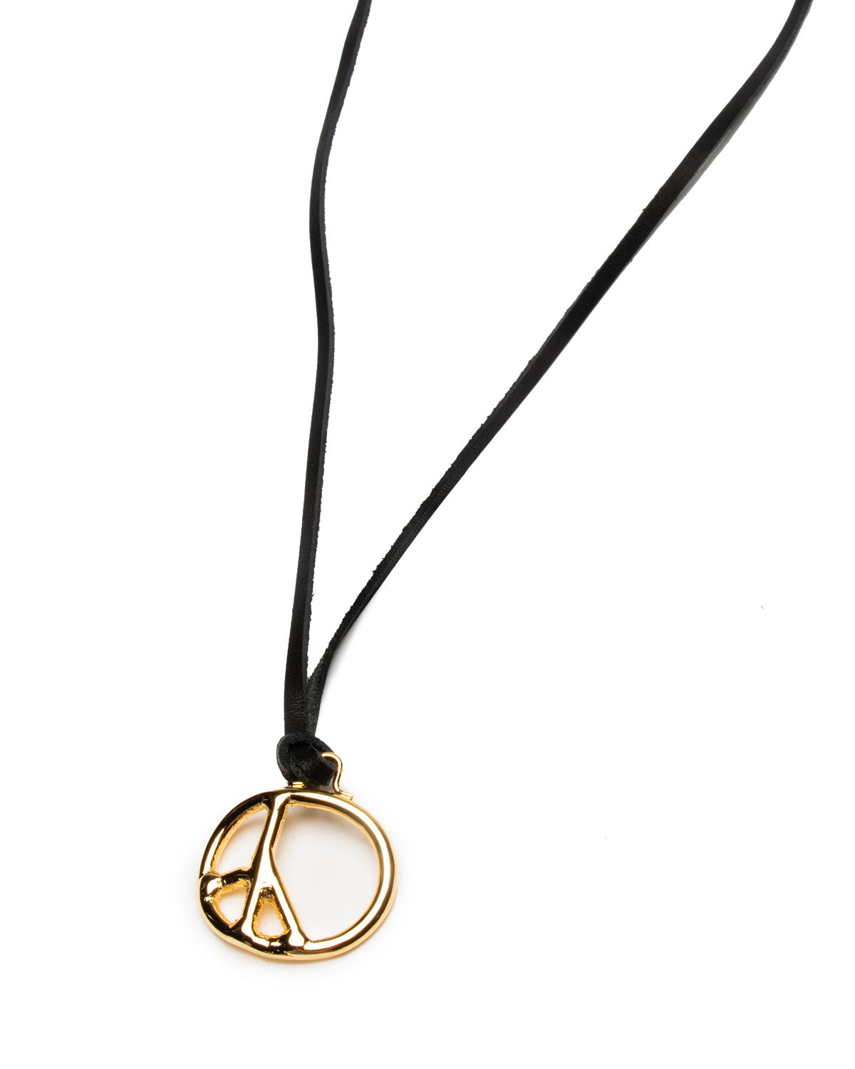 Peace Pendant - Brass Gold