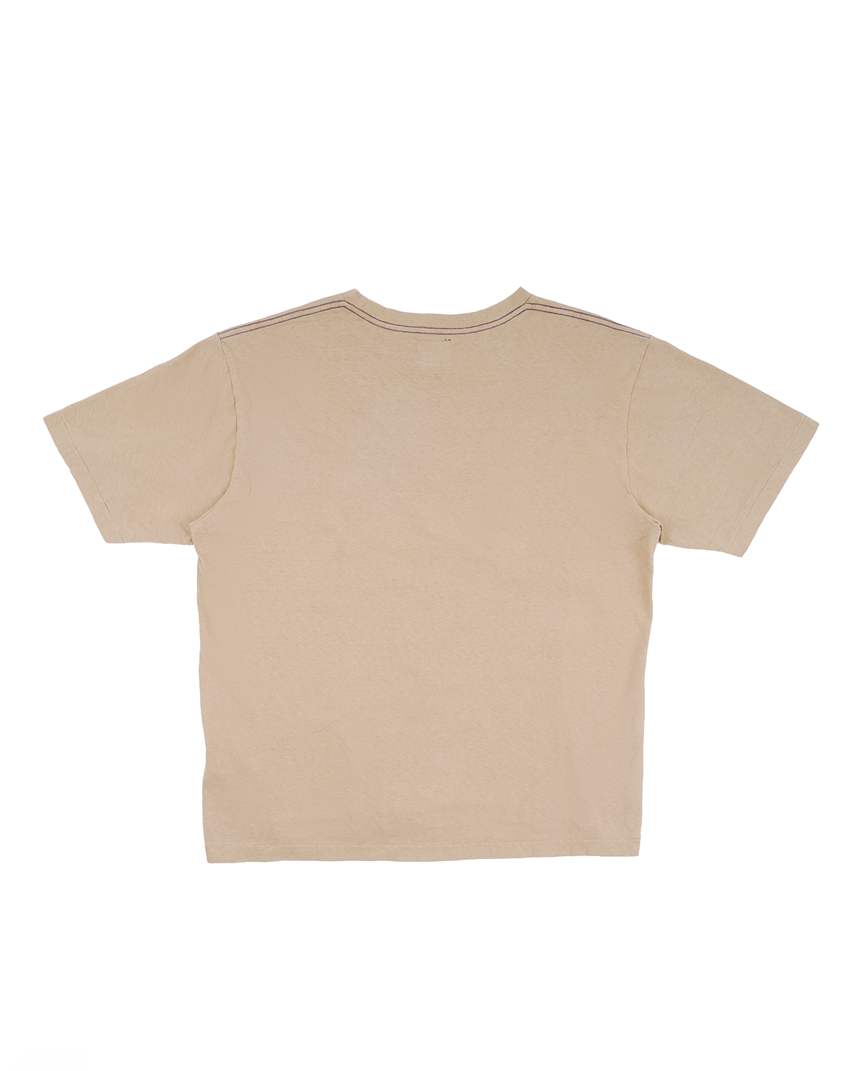 S/S Papillon Emb. Pocket Tee - Cotton Jersey Khaki