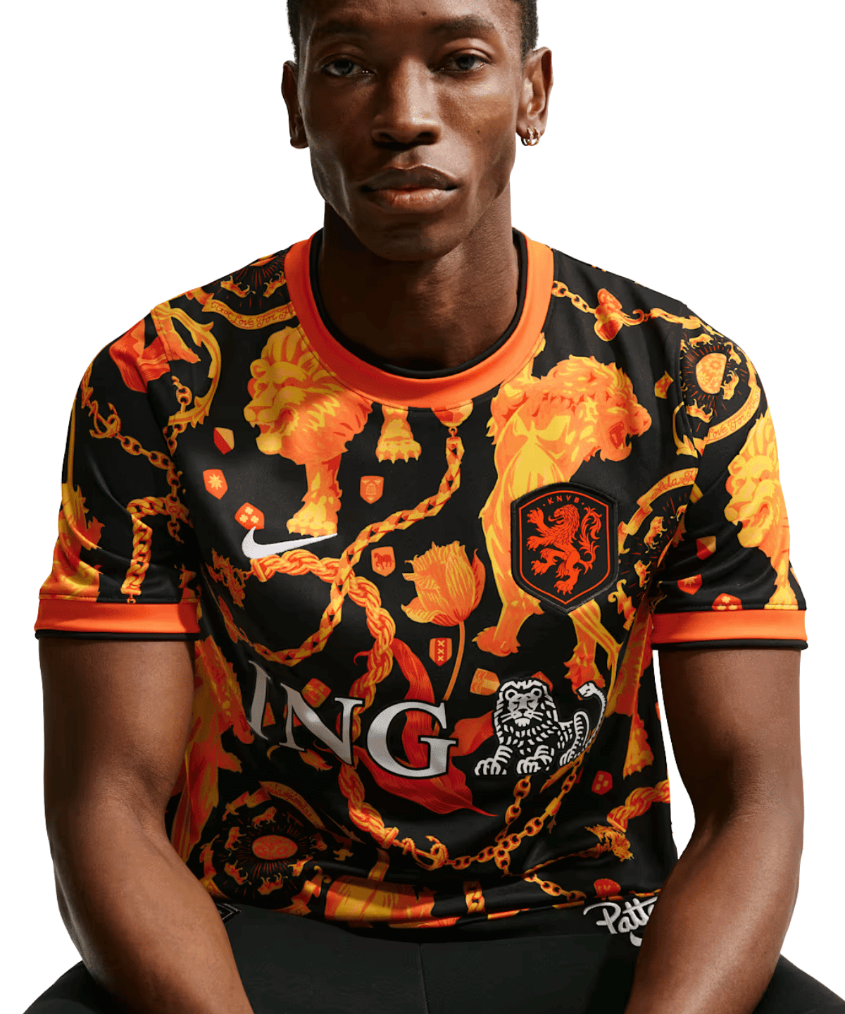 Netherlands x Patta Academy Pro Short-Sleeve Soccer Top - LIKELIHOOD