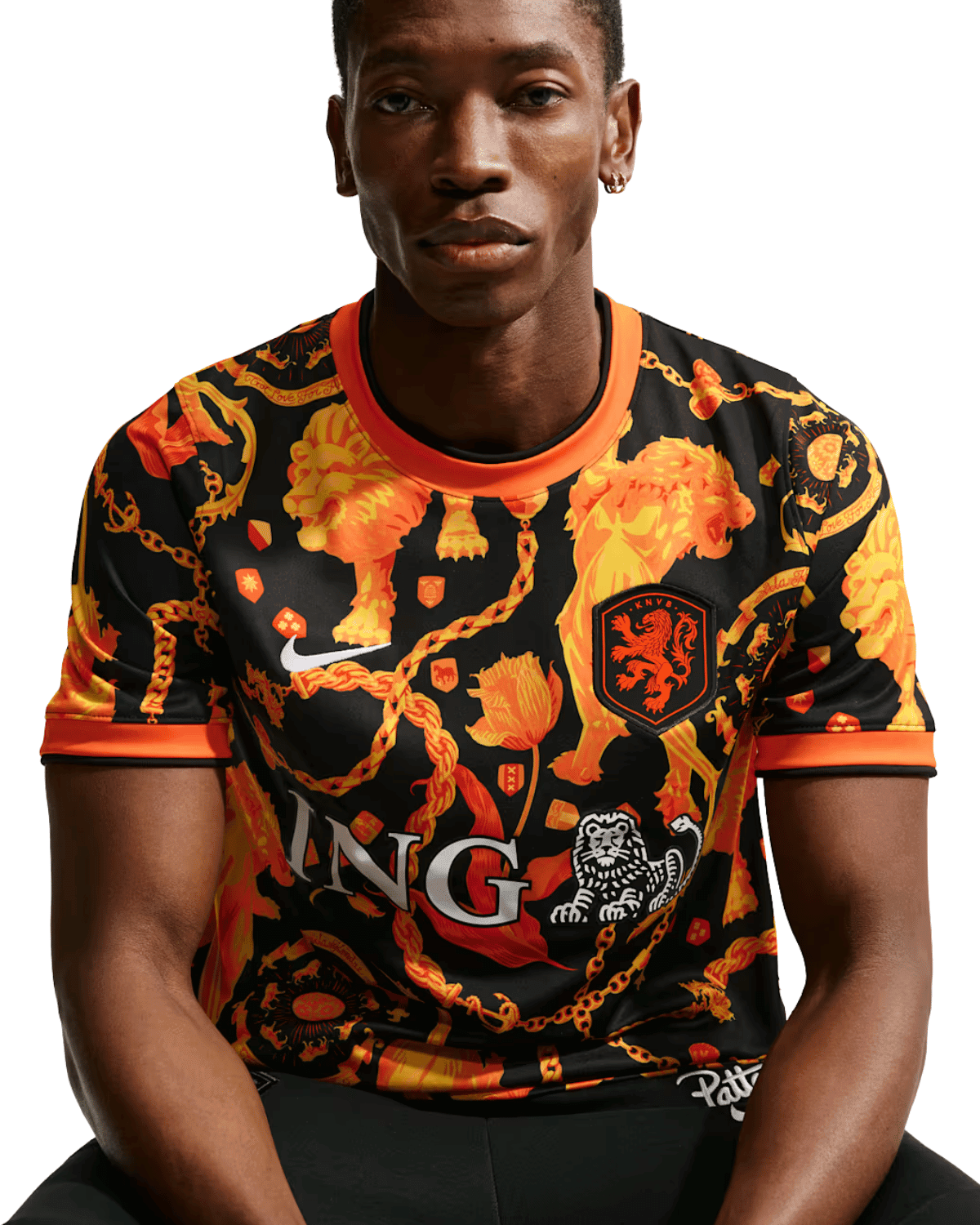 Netherlands x Patta Academy Pro Short-Sleeve Soccer Top - LIKELIHOOD