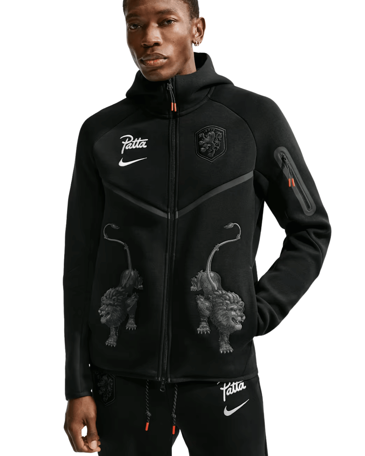 Netherlands x Patta Tech Fleece Full-Zip Windrunner Hoodie - LIKELIHOOD
