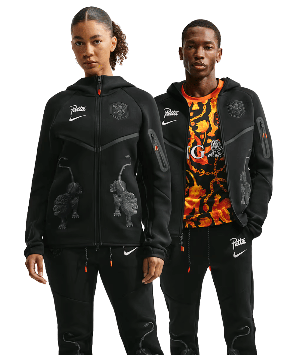 Netherlands x Patta Tech Fleece Full-Zip Windrunner Hoodie - LIKELIHOOD