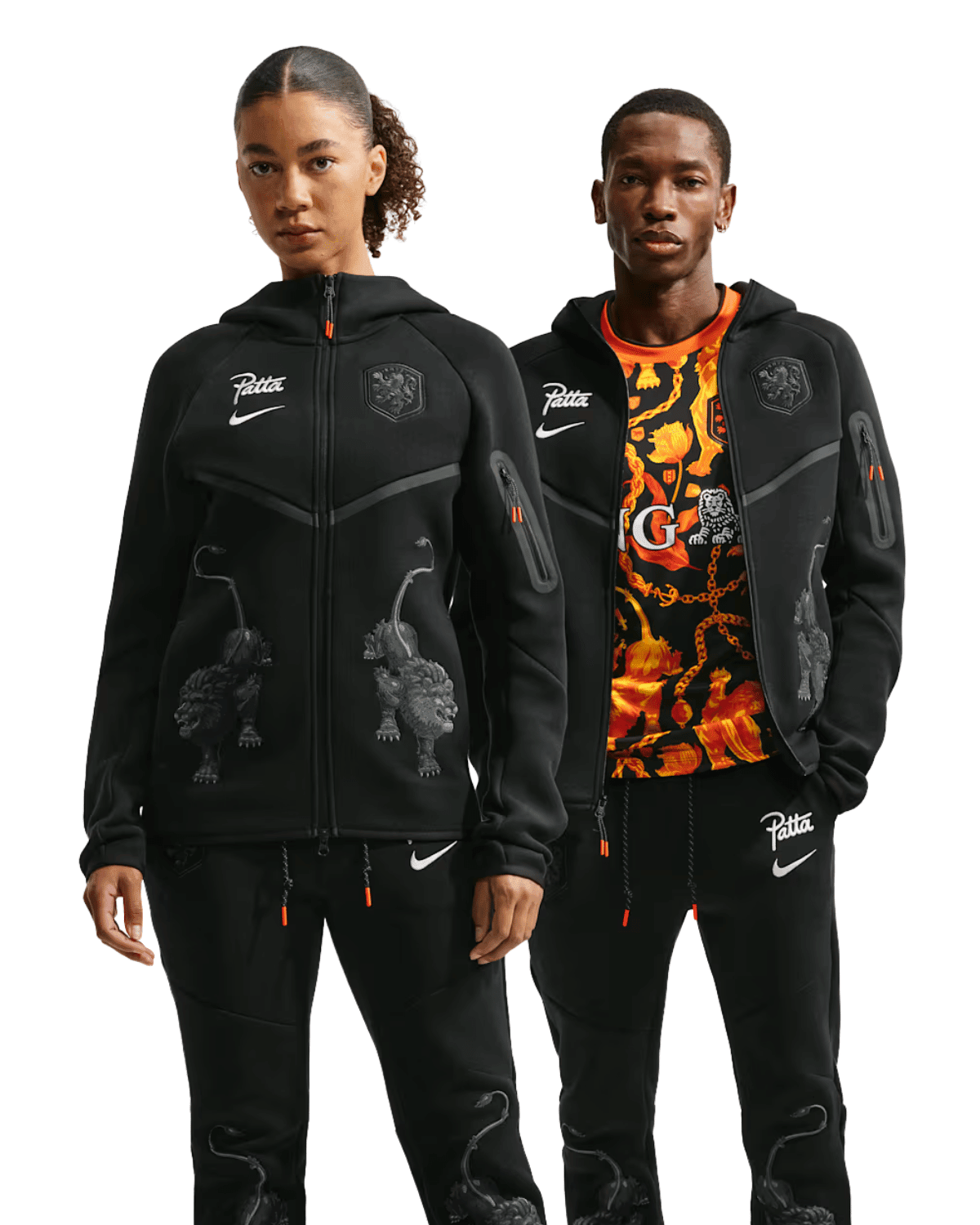 Netherlands x Patta Tech Fleece Full-Zip Windrunner Hoodie - LIKELIHOOD