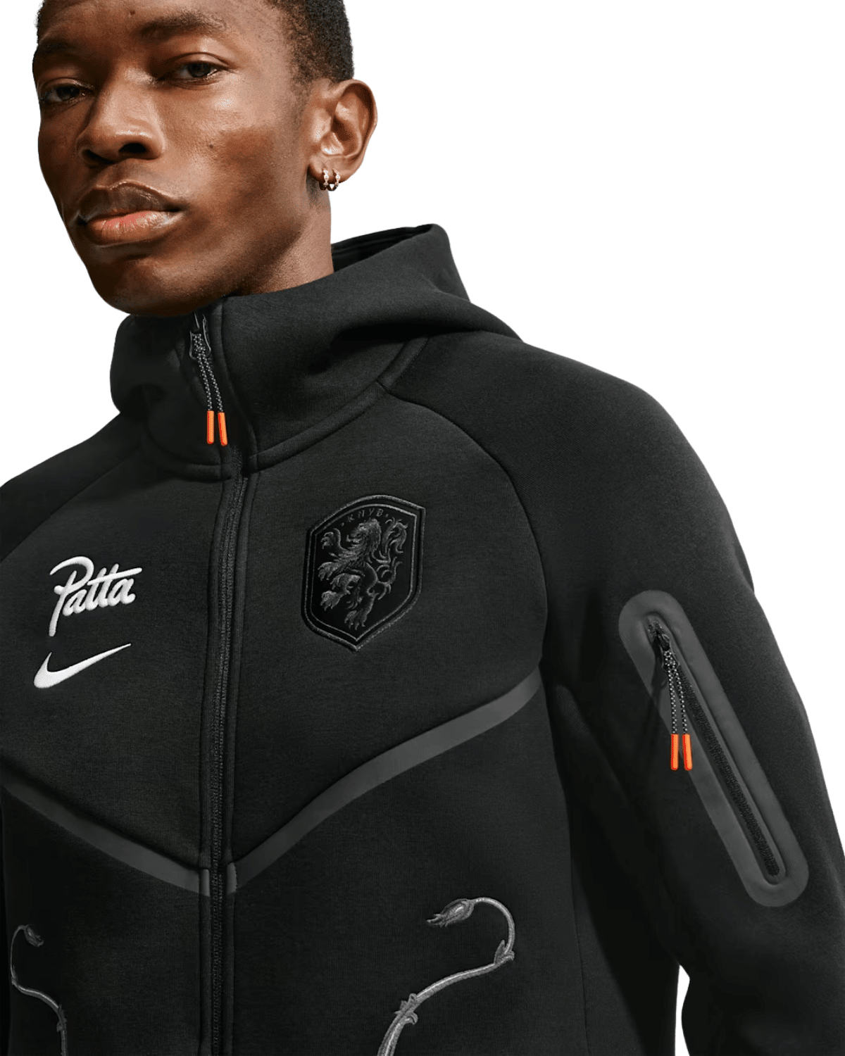 Netherlands x Patta Tech Fleece Full-Zip Windrunner Hoodie - LIKELIHOOD