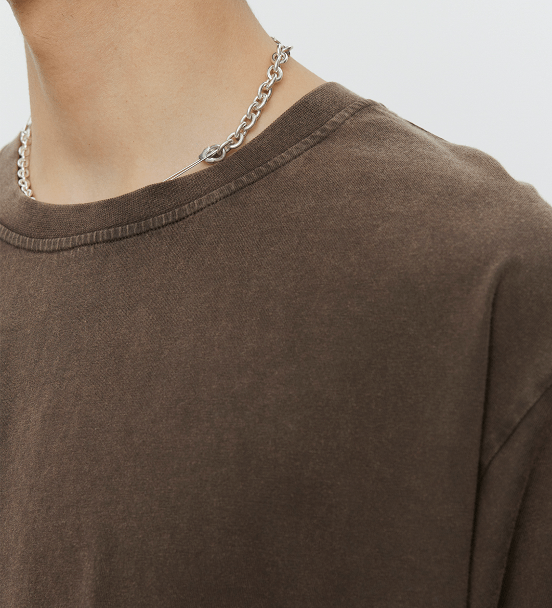 New Tee Washed Brown - LIKELIHOOD