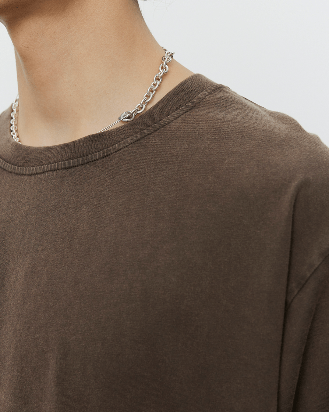 New Tee Washed Brown - LIKELIHOOD