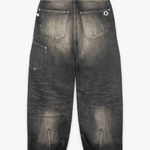 NEWCOMMUNE Baggy Denim Pants Black - LIKELIHOOD