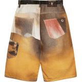 NEWCOMMUNE Baggy Denim Shorts Forest - LIKELIHOOD