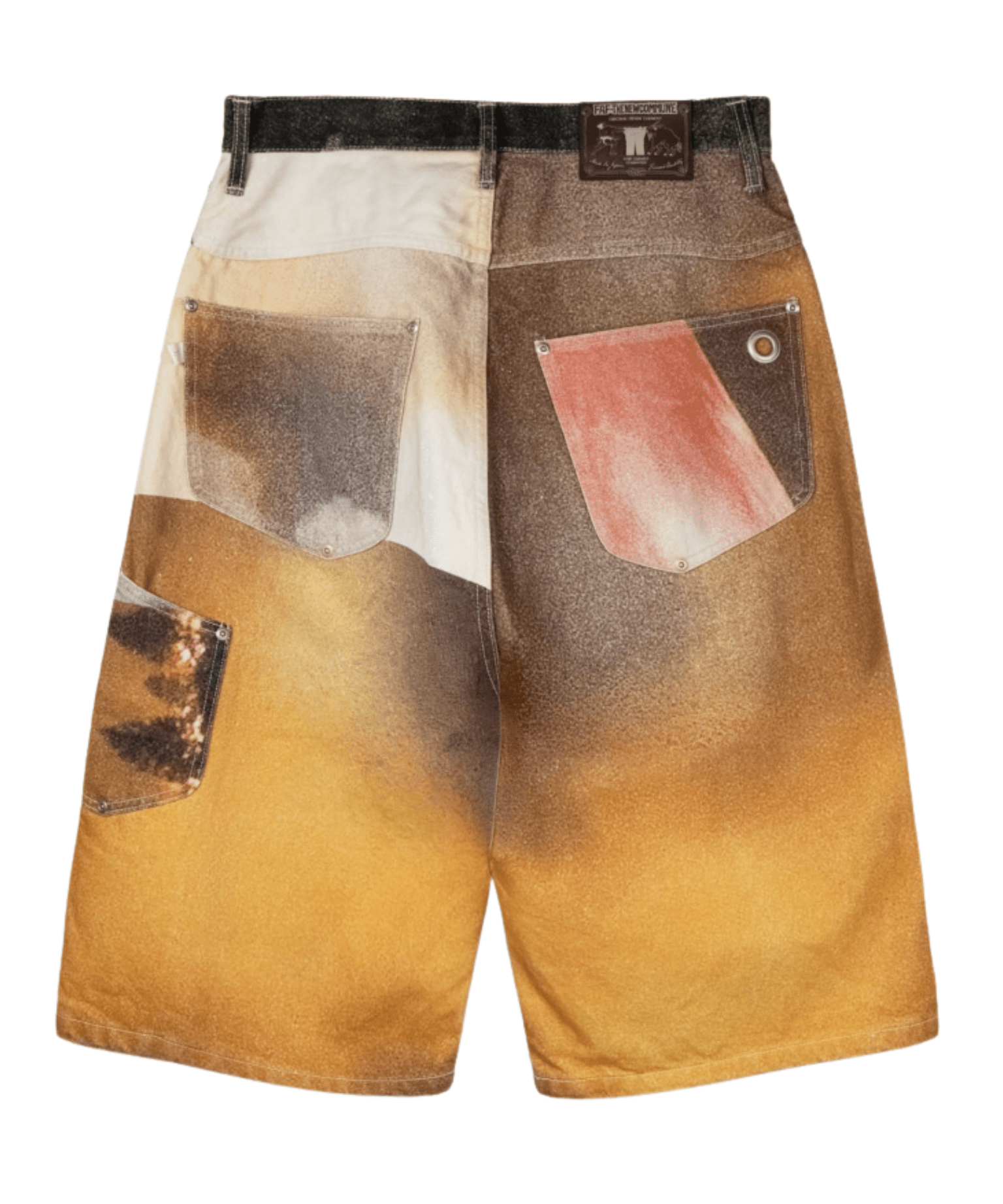 NEWCOMMUNE Baggy Denim Shorts Forest - LIKELIHOOD