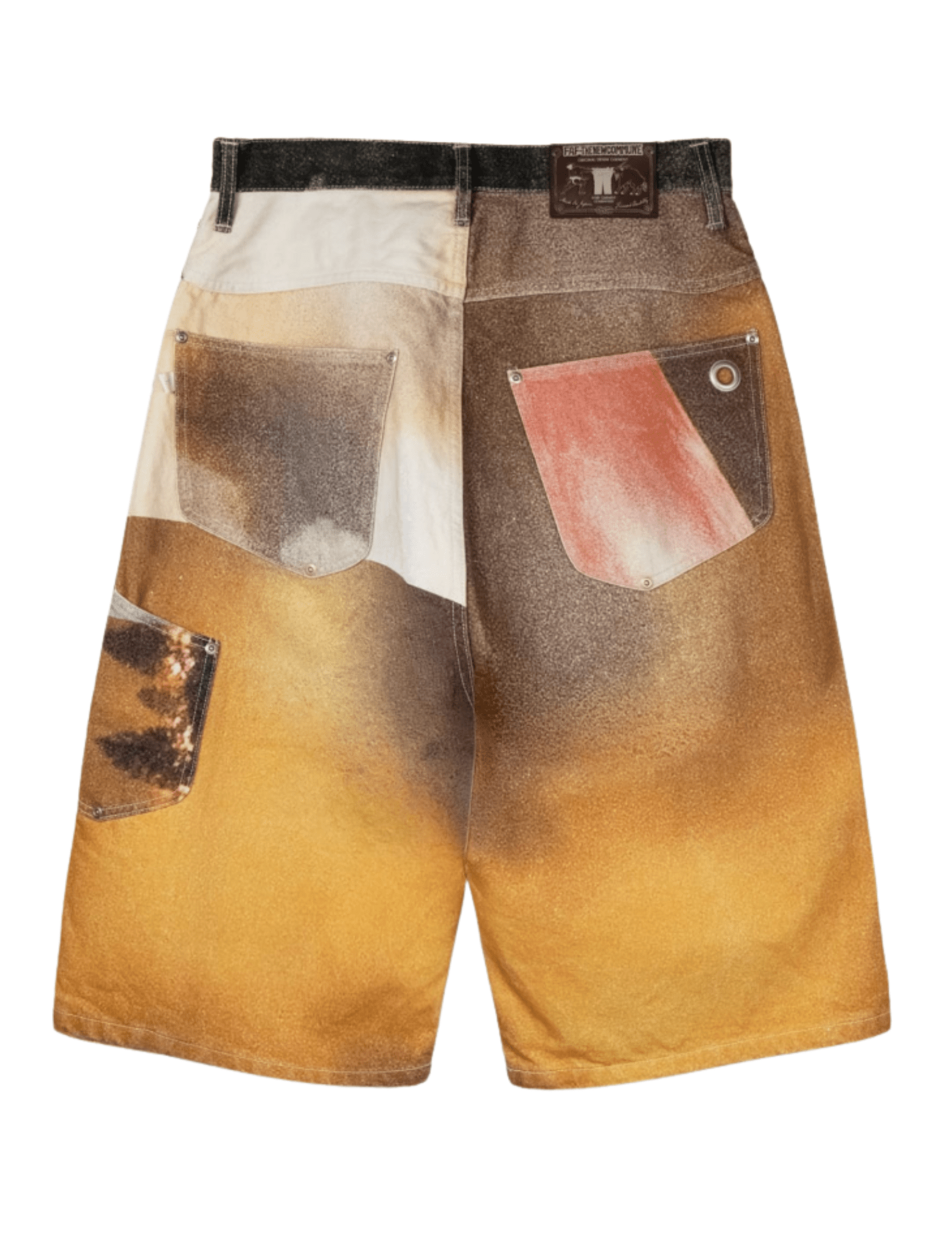 NEWCOMMUNE Baggy Denim Shorts Forest - LIKELIHOOD