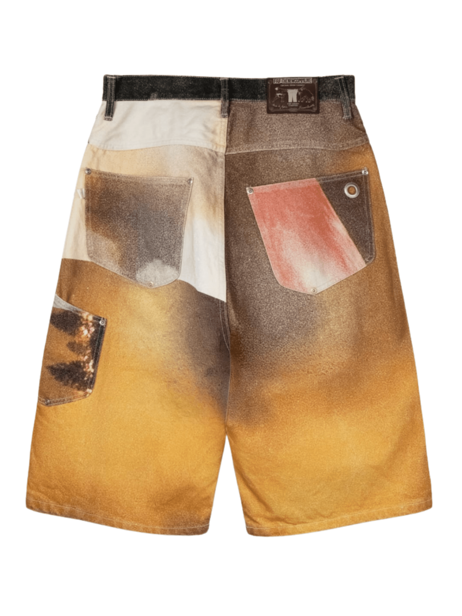 NEWCOMMUNE Baggy Denim Shorts Forest - LIKELIHOOD