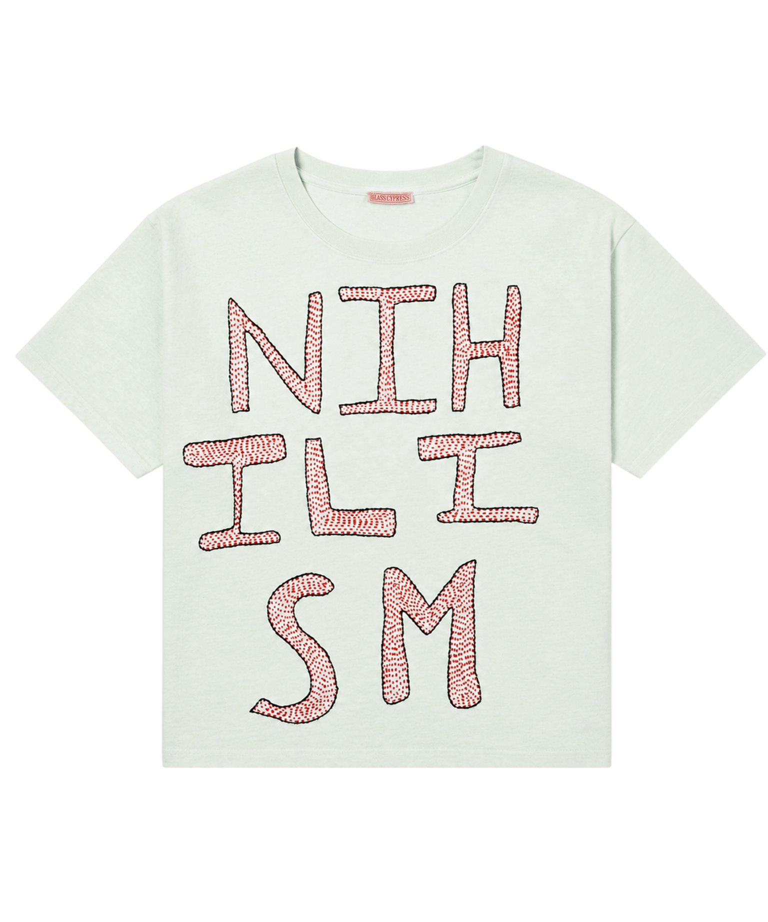 Nihilism Fitted T-Shirt Green - LIKELIHOOD