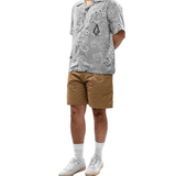 Noma T.D x Button - Down Short Sleeve Shirt Grey - LIKELIHOOD