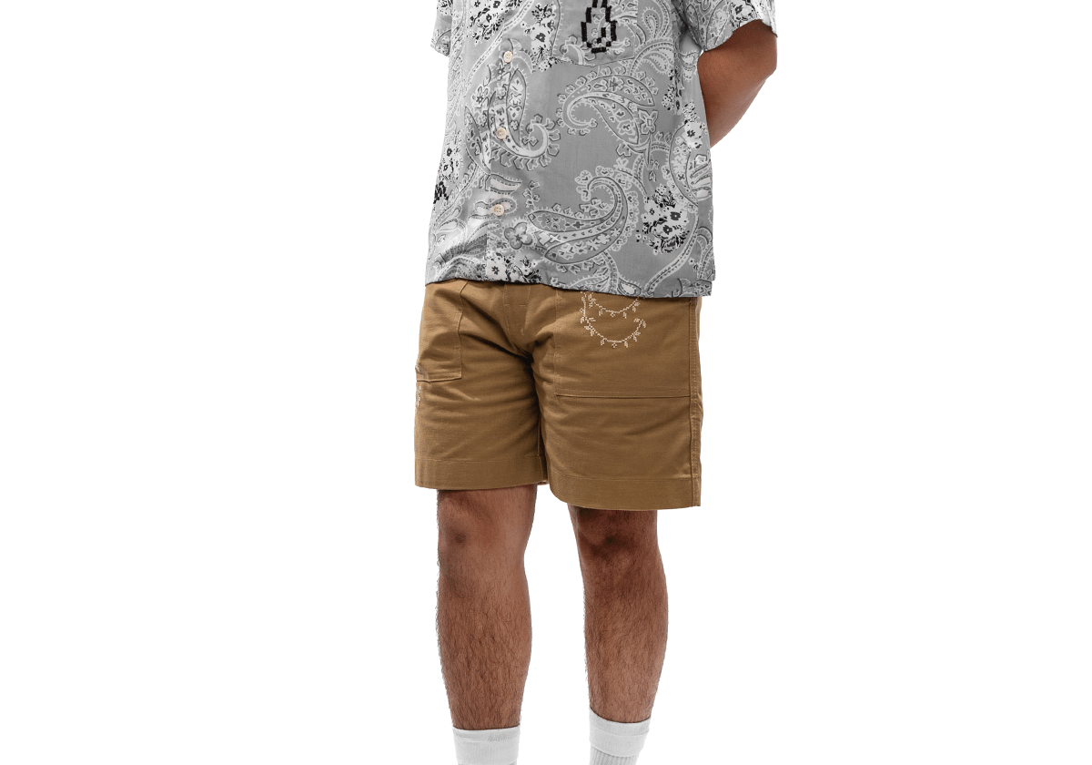 Noma T.D x Button - Down Short Sleeve Shirt Grey - LIKELIHOOD