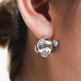 Not Fragment Earrings Silver - LIKELIHOOD